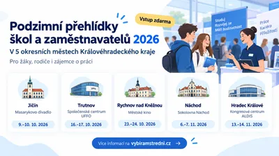 Vybírám střední – přehlídky podzim 2026
